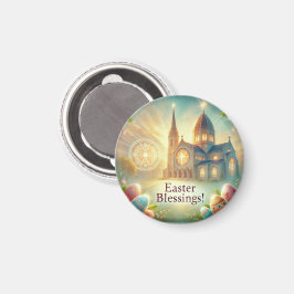 "Hoppy Oaster: Ein Tag der Liebe und des Lachens" Magnet