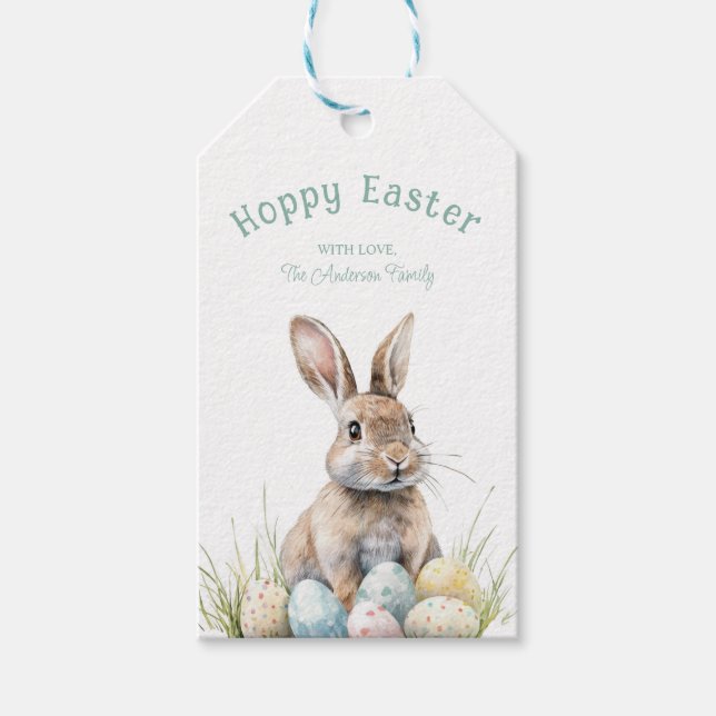 Hoppy Oaster Geschenkanhänger (Vorderseite)