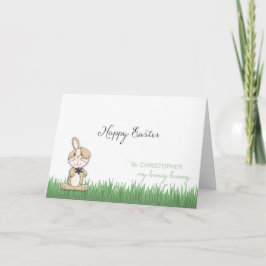Hoppy Oaster Honey Bunny individuelle Name Karte