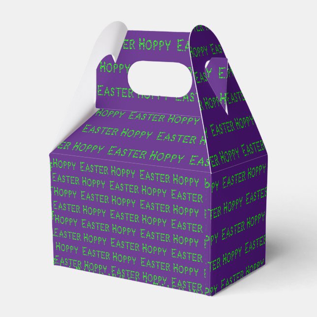Hoppy Oaster Neon Green Geschenkschachtel (Vorderseite)