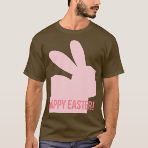 Hoppy Oaster Niedlich Bunny Rabbit Pun Design Perf T-Shirt