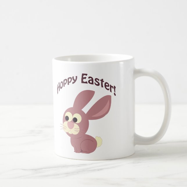Hoppy Oaster Pink Bunny Kaffeetasse (Rechts)