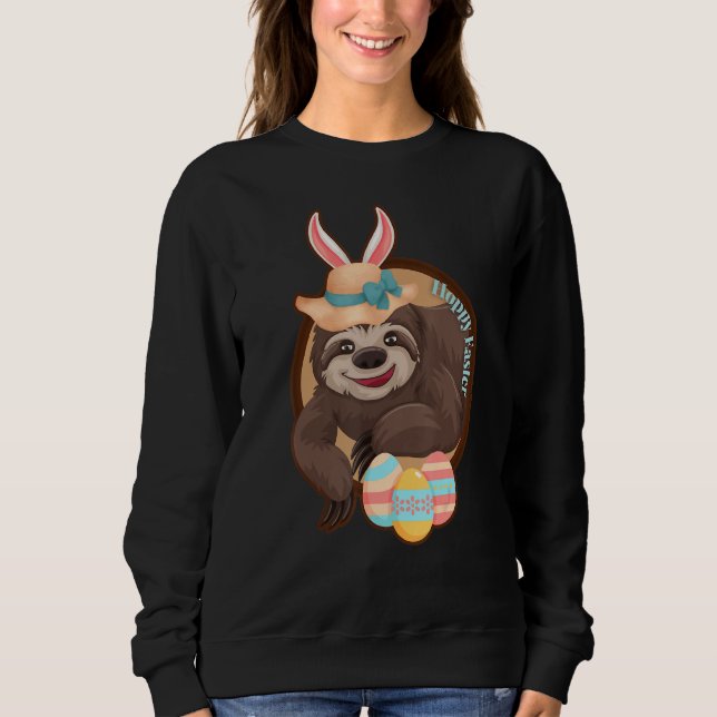 Hoppy-Osterflossen mit Bunny Oars Bonnet und Colo Sweatshirt (Vorderseite)
