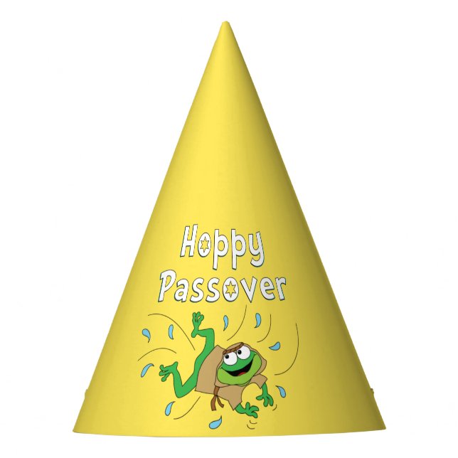 "Hoppy Passover" Party Hat Partyhütchen (Vorderseite)