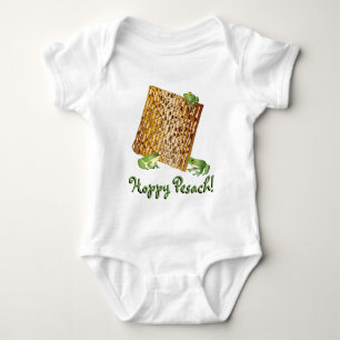"Hoppy Pesach" Baby Bodysuit Strampler