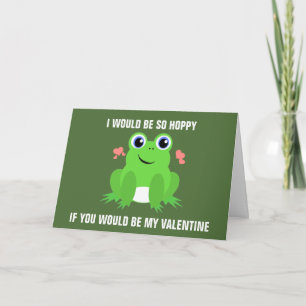 Hoppy Valentinstag Feiertagskarte