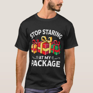 Hör auf, an meinem Paket zu stinken Weihnachtsgesc T-Shirt
