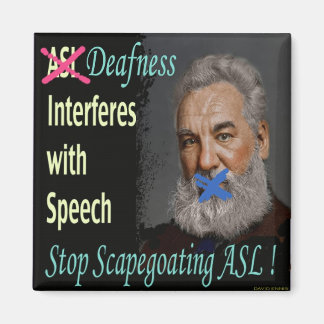 Hör auf, ASL zu beschneiden! Magnet