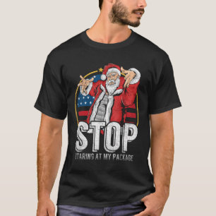 Hör auf, auf mein Paket lustige Erwachsener Humor  T-Shirt