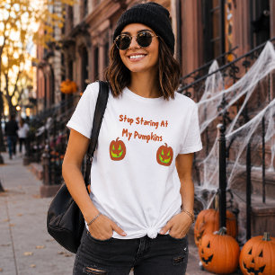 Hör auf, auf mein Pumpkins-Shirt zu stacheln T-Shirt