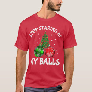 Hör auf, auf meine Eier zu starren Erwachsenen Hum T-Shirt