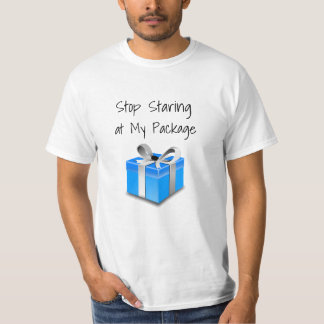 Hör auf, bei meinem Paket zu bleiben T-Shirt