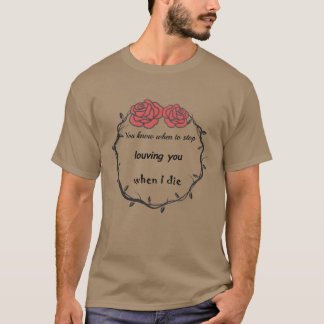 Hör auf, coole Kleidung für die Liebe zur Familie T-Shirt