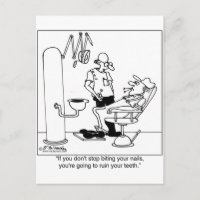 Hör auf, deine Nägel zu binden