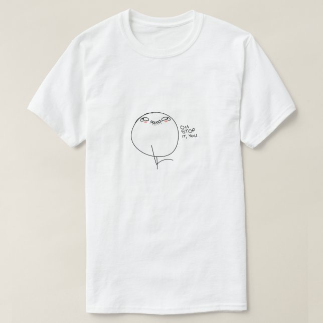 Hör auf, du Meme T-Shirt (Design vorne)
