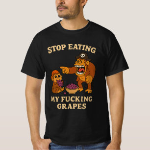 Hör auf, meine verdammten Trauben zu essen Meme Mo T-Shirt