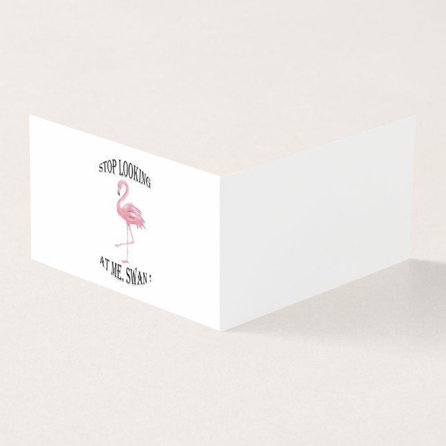 Hör auf, mich Swan anzusehen (Vorderseite)