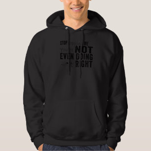 Hör auf, mir zu kopieren, du machst es nicht einma hoodie