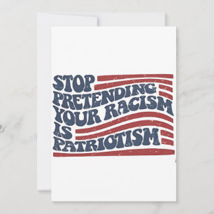 Hör auf, so zu tun, als wäre Patriotismus dein Ras Einladung