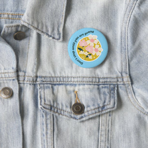 Hör nicht auf, bis du stolz bist Motivationszitat Button