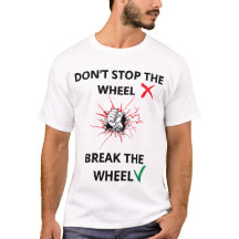 Hör nicht auf das Rad Gym Motivation Grafik T-Shir