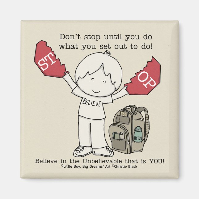 Hör nicht auf magnet (Vorne)