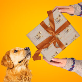 Hör nicht auf zu reiten - Hundeliebhaber - Goldene Geschenkpapier