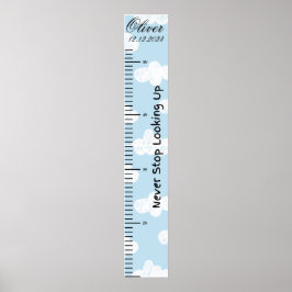 Hör nie auf, Babywachstumsdiagramm zu sehen Poster