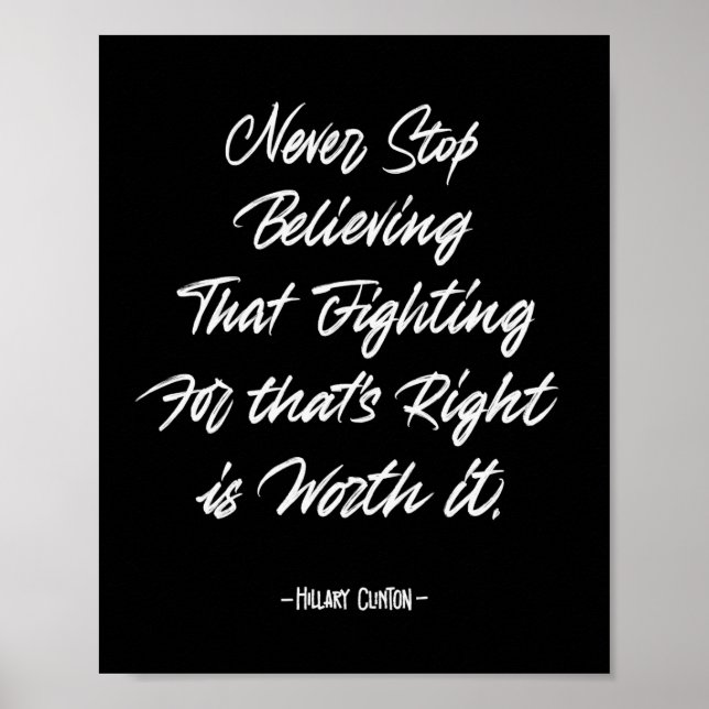 Hör nie auf zu glauben poster (Vorne)