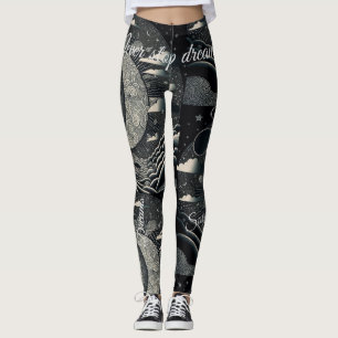 Hör niemals auf zu träumen, Lunas y estrellas Leggings
