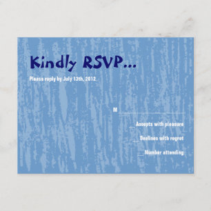 Hora Chair Dance Bar Bat Mitzvah Replik Card RSVP Karte