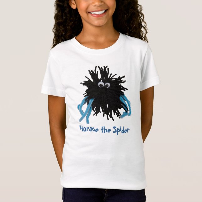 Horace the Spider mit Hinterbild T-Shirt (Vorderseite)