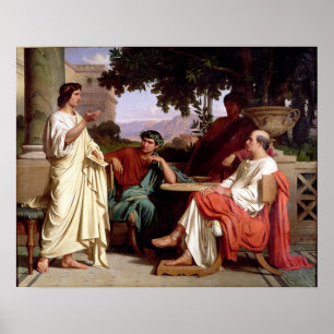 Horace, Virgil und Varius Poster
