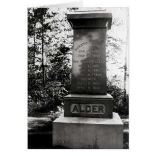 Horatio Alger Grab in Natick, Massachusetts