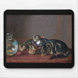 Horatio Henry Couldery , "Katzen durch eine Fischs Mousepad