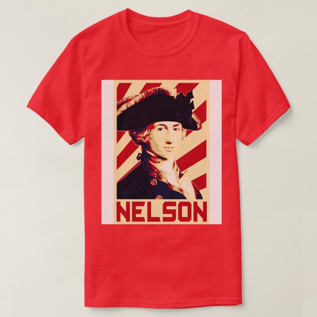 Horatio Nelson Retro T-Shirt (Design vorne)