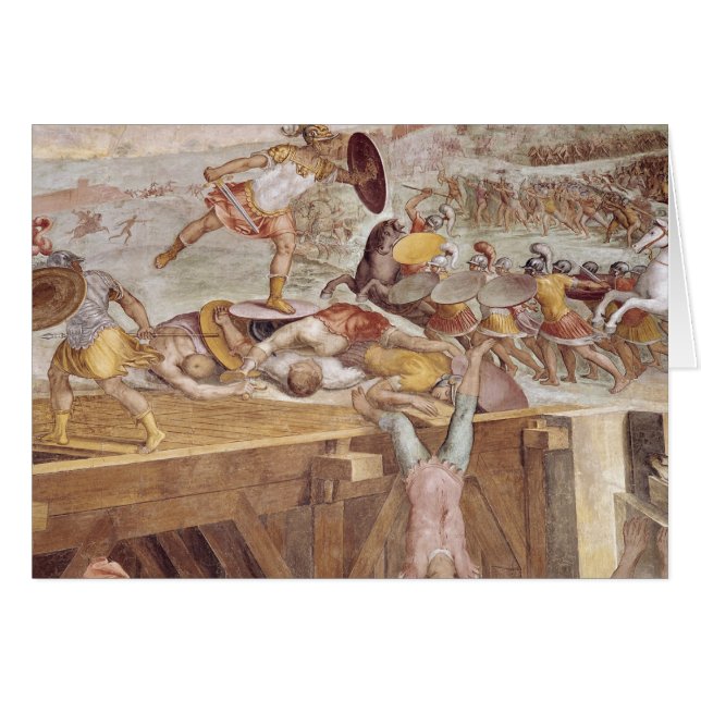 Horatius Cocles auf der Sublician Brücke (Vorderseite (Horizontal))