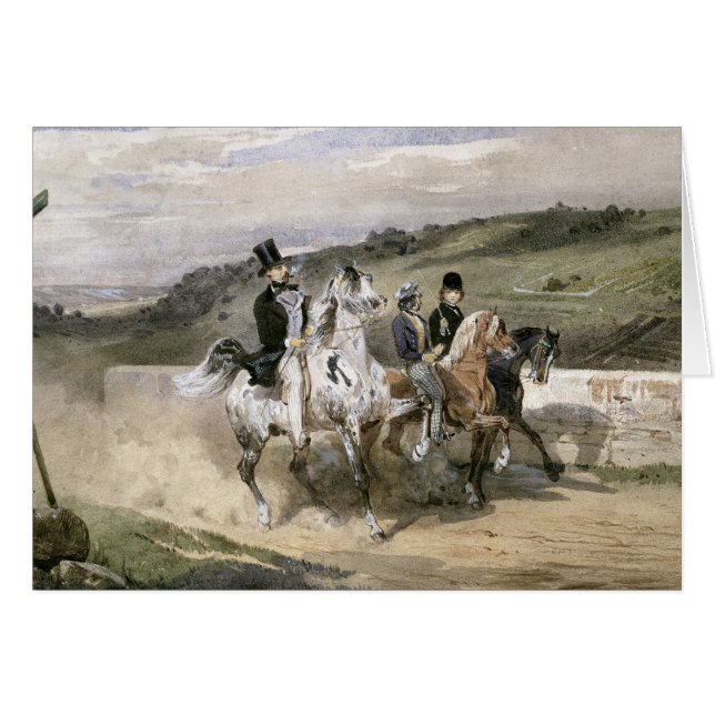 Horaz Vernet und seine Kinder (Vorderseite (Horizontal))
