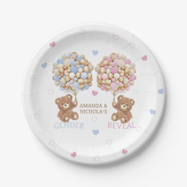 Hörblasen und Teddybären-Geschlechtsverkehr Pappteller