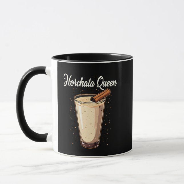 Horchata Queen Mexican Spanish Drink Tasse (Links)