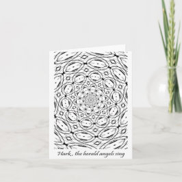 Horchen Sie, The Herald -Engel singen Feiertagskarte