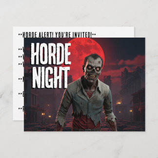 Horde Night Party Einladung