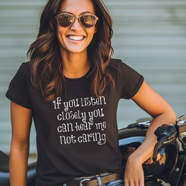 Höre genau hin T-Shirt (Von Creator hochgeladen)