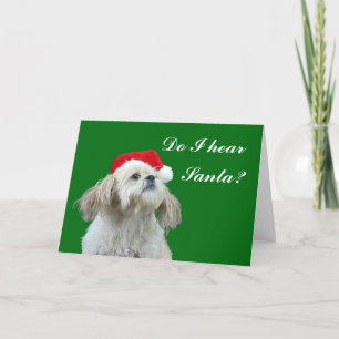 Höre ich Sankt? Feiertagskarte