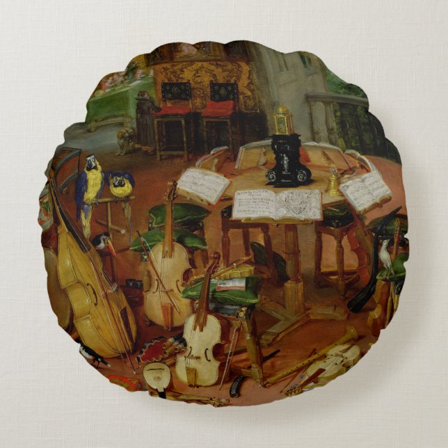 Hören, 1617 rundes kissen (Vorderseite)