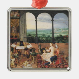 Hören, 1617 silbernes ornament