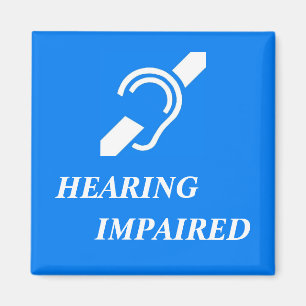 Hören - gehindert magnet