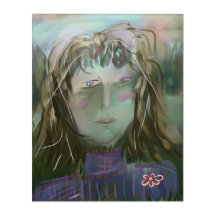 Hören ~ Modernes weibliches Porträt 20x16