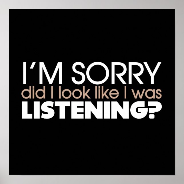 Hören Poster (Vorne)