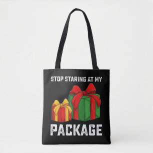 Hören Sie auf, auf mein Paket zu starren Weihnacht
